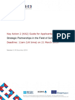 Strategic Partnerships in The Field of School Education: Key Action 2 (KA2) Guide For Applicants