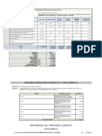 Presupuesto Analitico