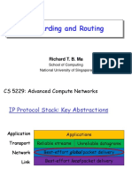 Forwarding and Routing: CS 5229: Advanced Compute Networks