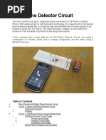 Cell Phone Detector Circuit