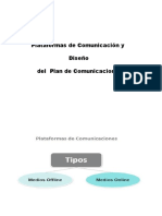 Plataformas de Comunicaciones y Plan de Comunicación