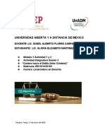 Universidad Abierta Y A Distancia de Mexico: Tampico, Tamps. 17 de Marzo Del 2020