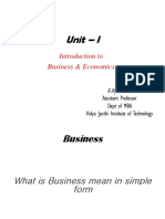 Unit - I (New Syllabus) PDF