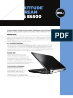 Dell Latitude E6400 E6500 Spec Sheet