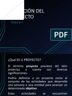 Tema 3 Seleccion Del Proyecto PDF