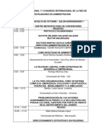 II Congreso Nacional y I Congreso Internacional de la Red de Investigadores en Administración