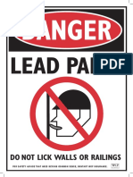 Fake Safety Posters 2013 Lead Paint