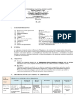 Evaluación Silabo