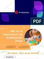 Webbinar ABC en La Importancia de La Educación Inicial