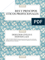 VALORES Y PRINCIPOS ETICOS PROFECIONALES