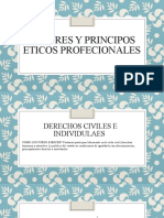 Valores y Principos Eticos Profecionales