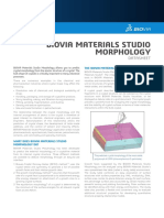 Biovia Materials Studio Morphology: Datasheet