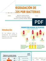 Biodegradación de Plásticos Por Bacterias
