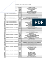 Turnos Dias Curso PDF