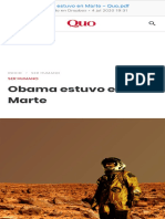 Obama Estuvo en Marte - Quo