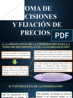 Toma de Decisiones y Fijación de Precios