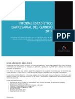 INFORME ESTADÍSTICO EMPRESARIAL DEL QUINDÍO 2014