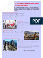 Conoce Las Tradiciones de Fiestas Patrias en Cusco