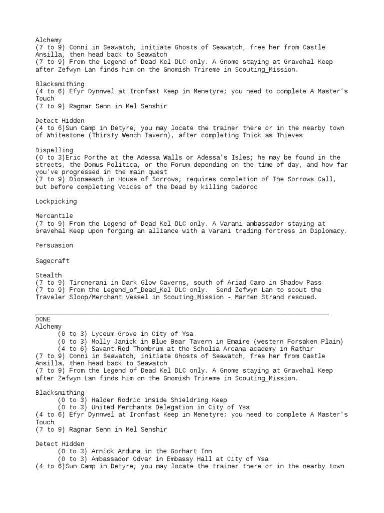 Kingdoms Of Amalur Trainers