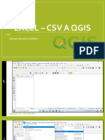 Excel - CSV A Qgis