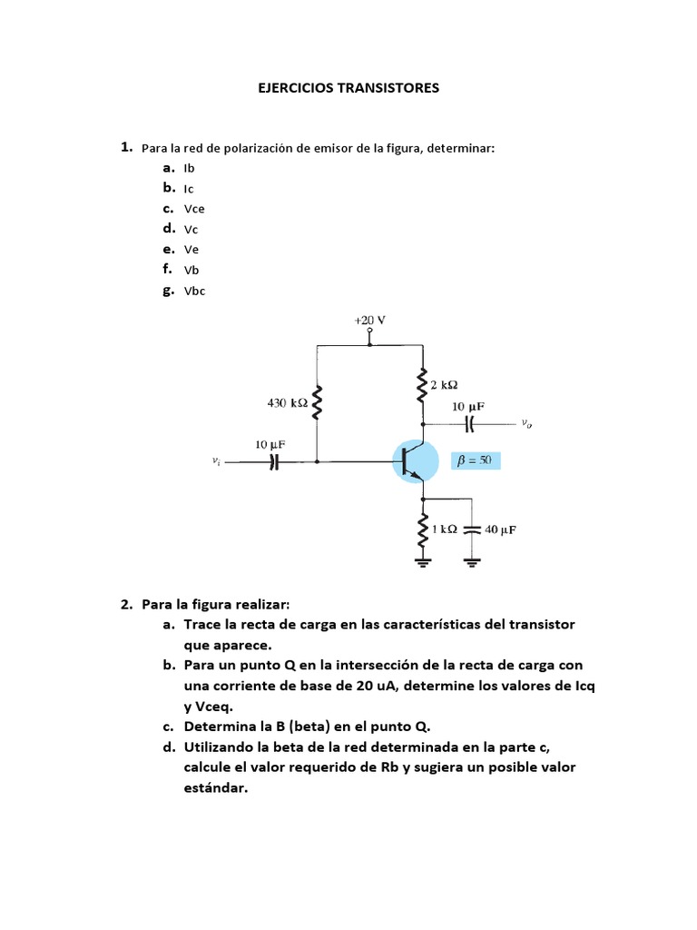 Transistor Es | PDF | Transistor | Ingenieria Eléctrica