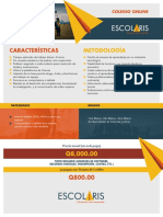 Brochure Escolaris, Colegio Online