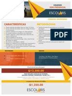 Brochure Escolaris, Colegio Semi-Presencial