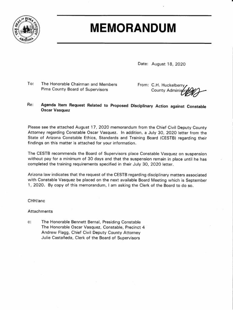 Memorandum | PDF | Conflict Of Interest | Speed Limit