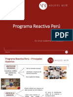 Programa Reactiva Perú - Aspectos clave