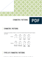 Symmetric Patterns: The Nature of Mathematics and Mathematics in Nature