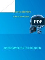 3.2. Osteomyelitis - Dr. Audi, SP - OT