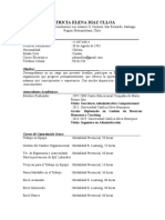 Ingeniera Administración CV Patricia Díaz