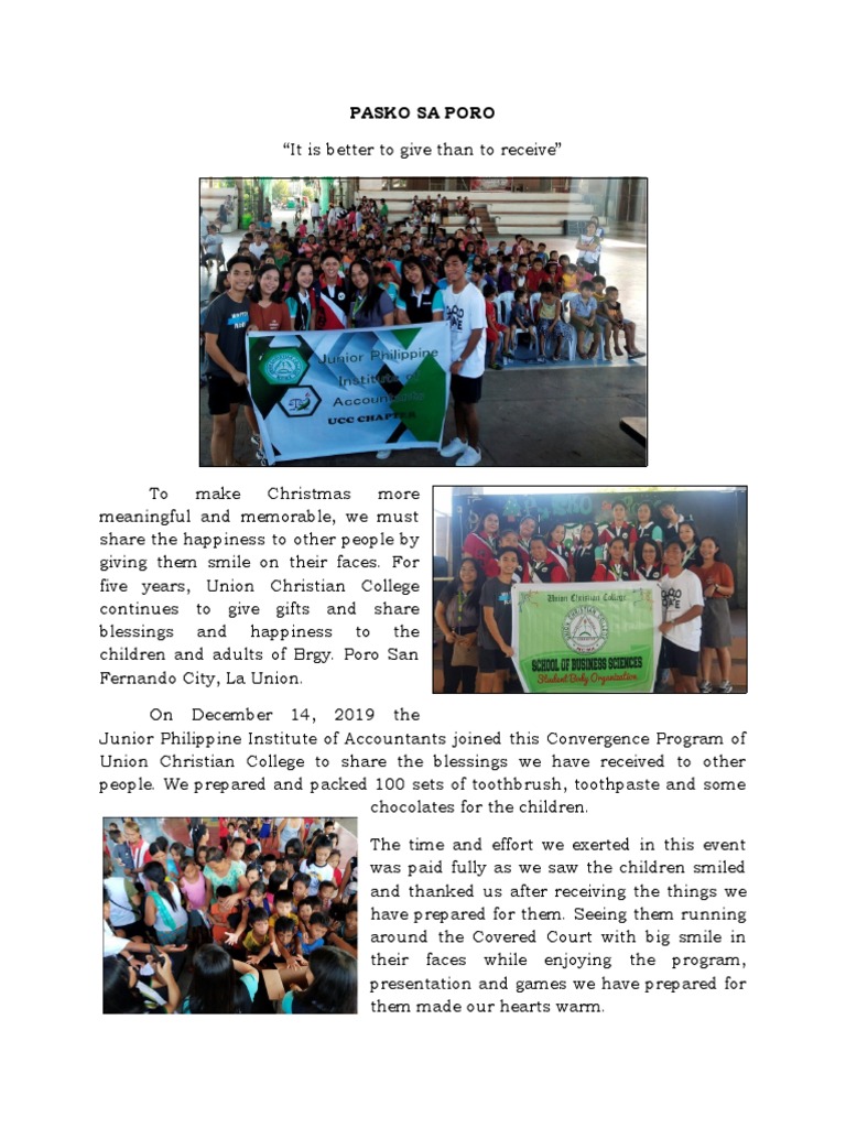 Gift Giving Program PDF