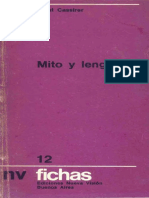Cassirer, Ernst. - Mito y Lenguaje (1973)