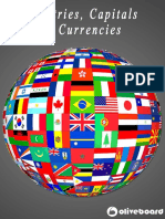 Countries Capitals Currencies