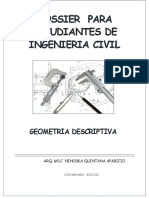 Geometría descriptiva para ingeniería civil