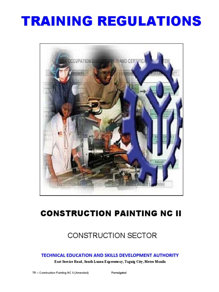 Painting Regulations PDF Competence (Human Resources) Personal