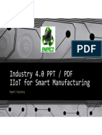 Industry 4.0 PPT / PDF Iiot For Smart Manufacturing
