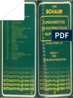 Fundamentos de Matematicas Superiores Shaum PDF