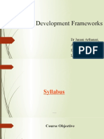 It8002 Web Development Frameworks: DR Janani Arthanari, Associate Professor, Doit, Licet