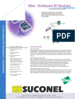 Xbee Multipoint RF Modules: Product Datasheet