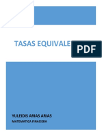 Tasas equivalentes