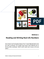 Module 1-Reading and Writing Real-Life Numbers PDF