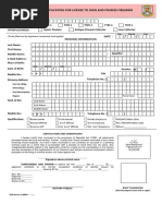 Individual Application License To Own and Possess Firearm PDF