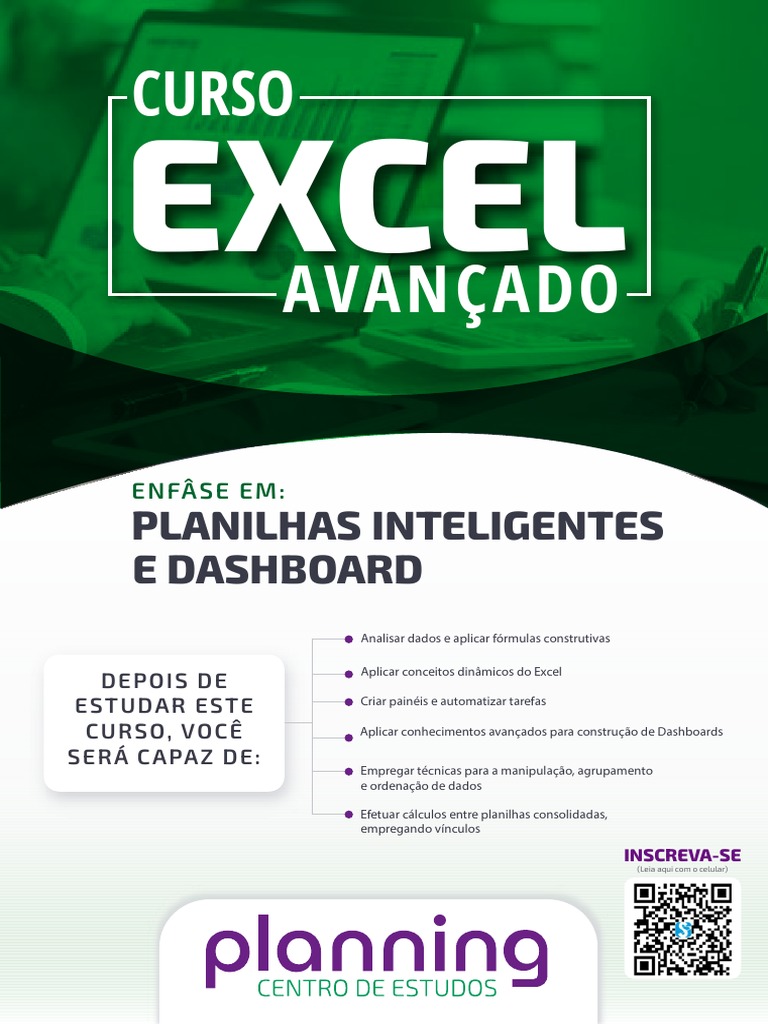 Excel Avançado na Prática: Planilhas Inteligentes e Dashboard | PDF ...