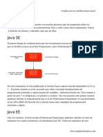 ¿Cuales Son Las Certificaciones Java - PDF