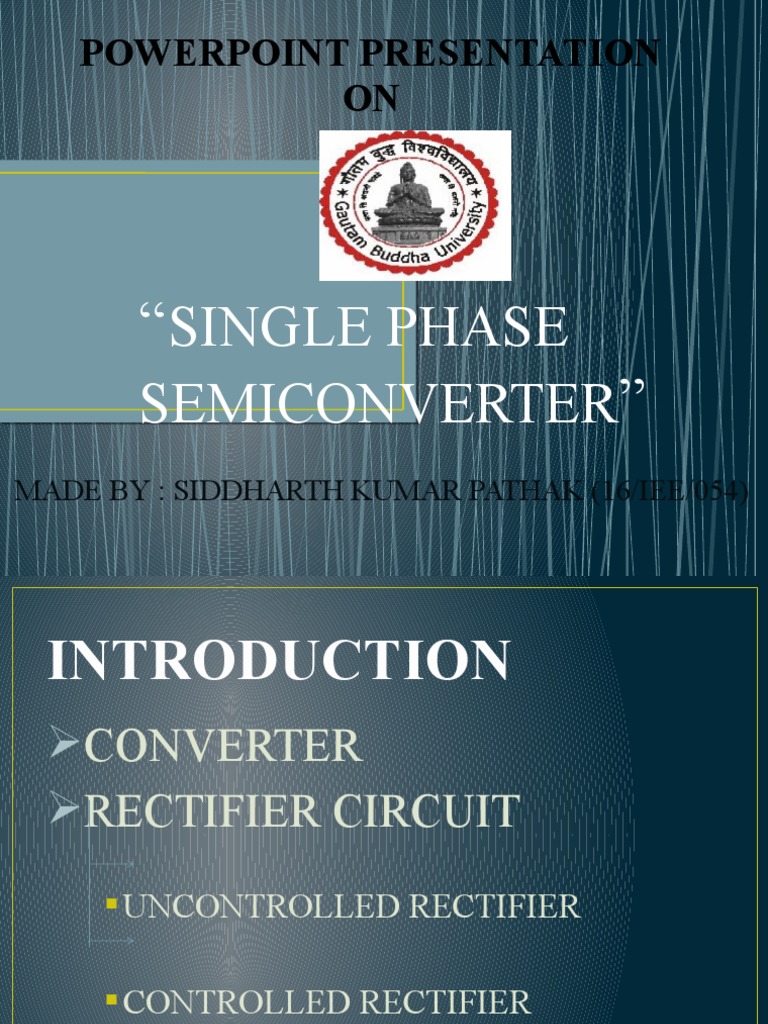 Single Phase Semi Converter PDF