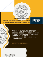 Cadenas de MARKOV EN TELEFONIA MOVILES