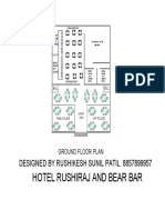 Hotel Rushiraj and Bear Bar: Designed by Rushikesh Sunil Patil. 8857899957