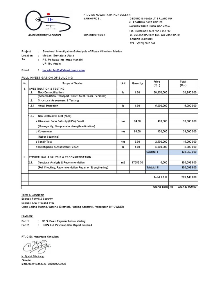 Master Tabel Quotation | PDF | Metals | Composite Material
